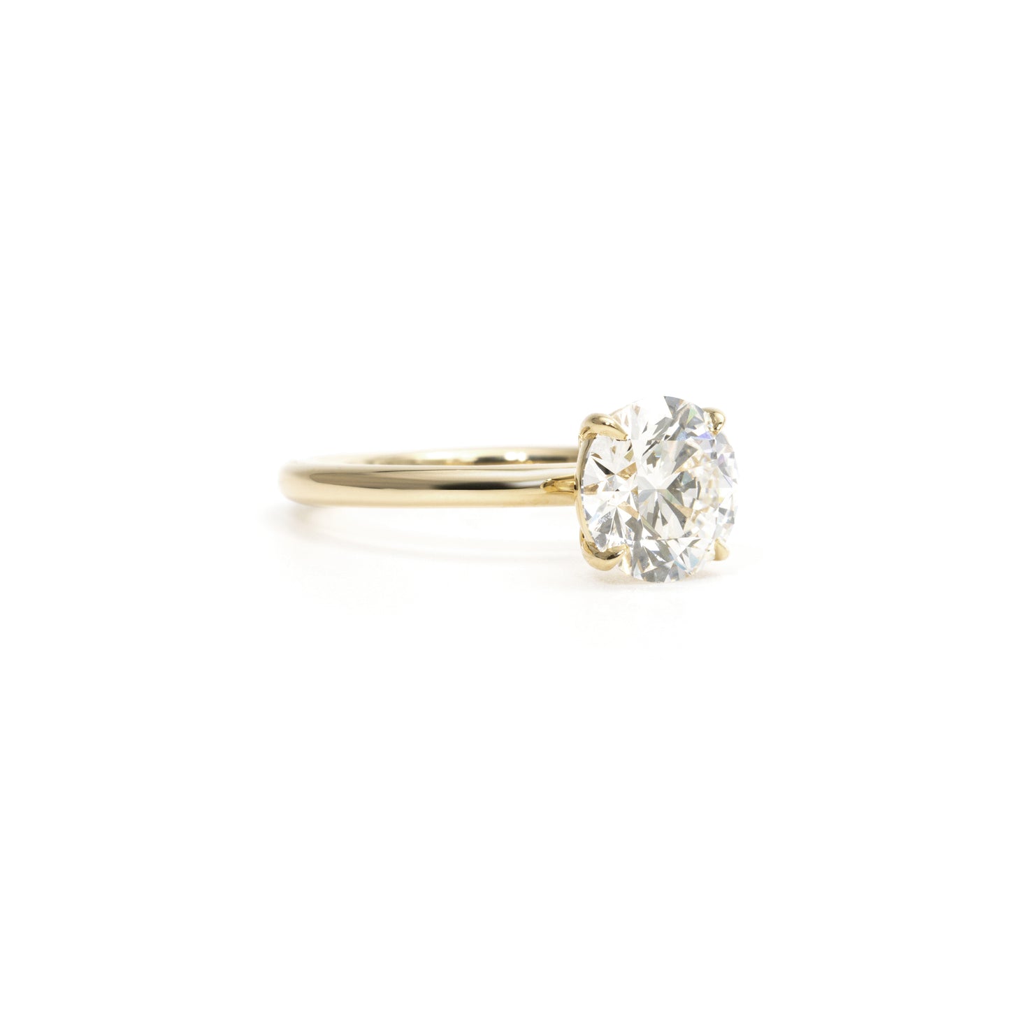 Chloe- Round Cut Lab Grown Diamond Ring