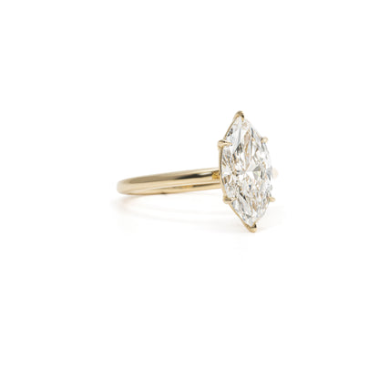 Brenna-Marquise Cut Lab Grown Diamond  Ring