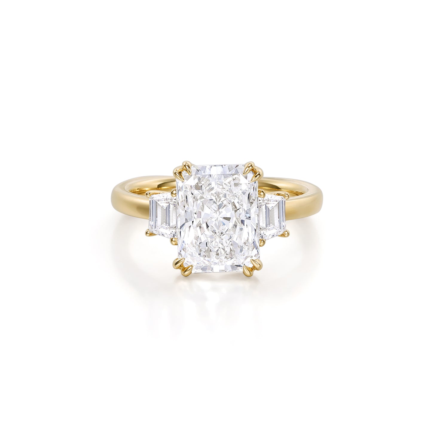 Caraway-3.08ct Radiant Cut Lab Grown Diamond Engagement Ring