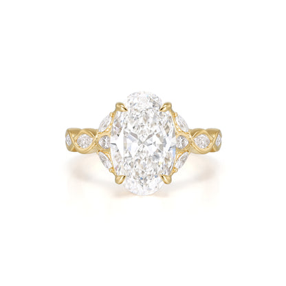 Brynn-Oval Cut Lab Grown Diamond Vine Engagement Ring