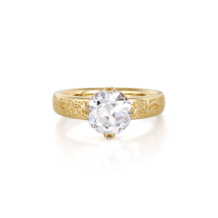 Clarion-Old European Cut Lab Grown Diamond Engagement Ring