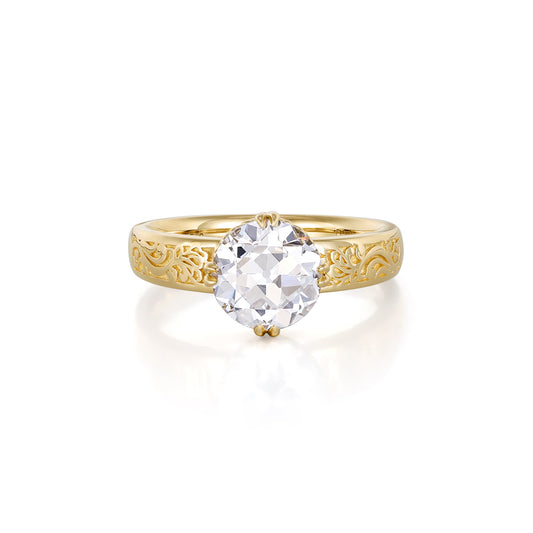 Clarion-Old European Cut Lab Grown Diamond Engagement Ring