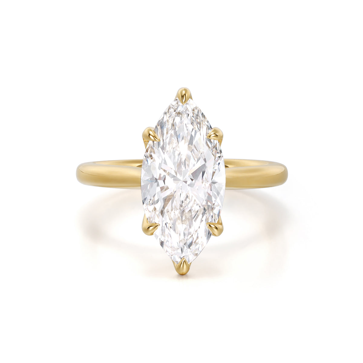 Noor-Marquise Cut Lab Grown Diamond Ring