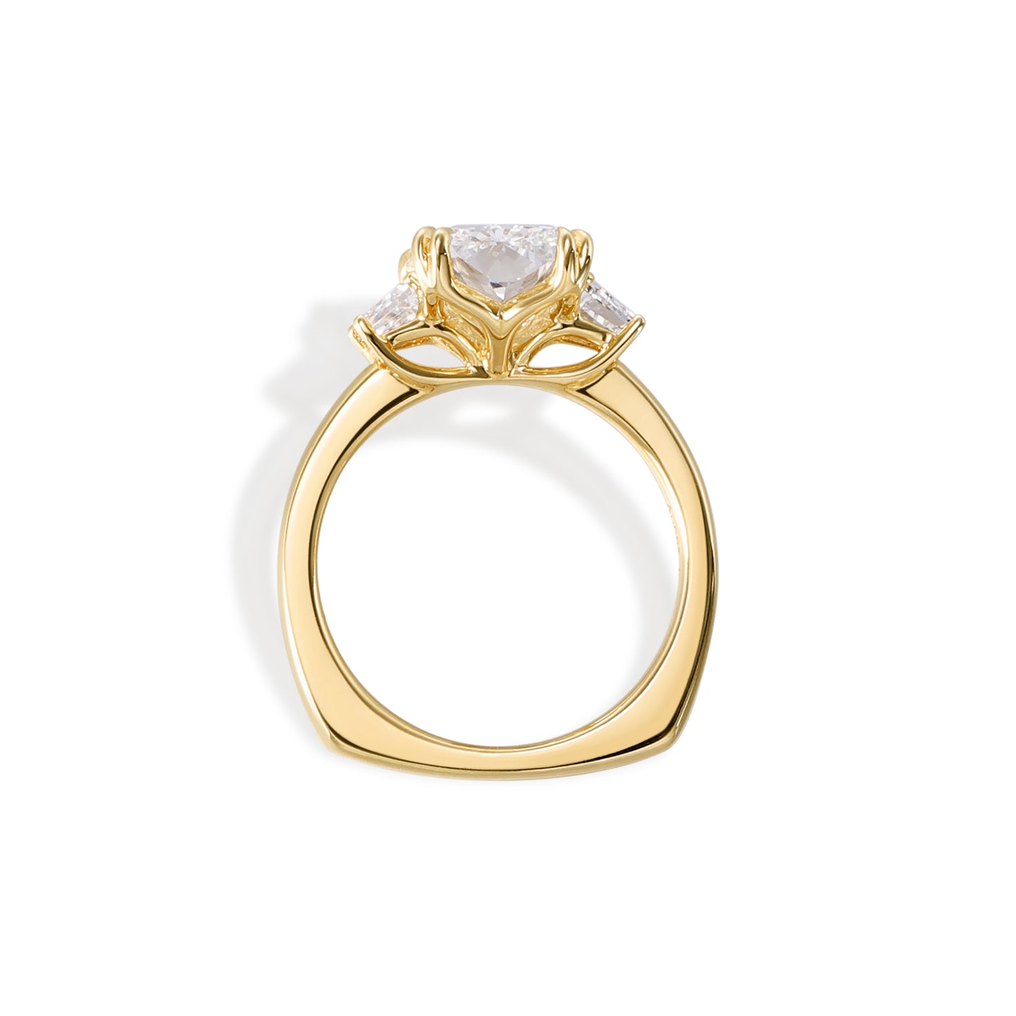 Caraway-3.08ct Radiant Cut Lab Grown Diamond Engagement Ring