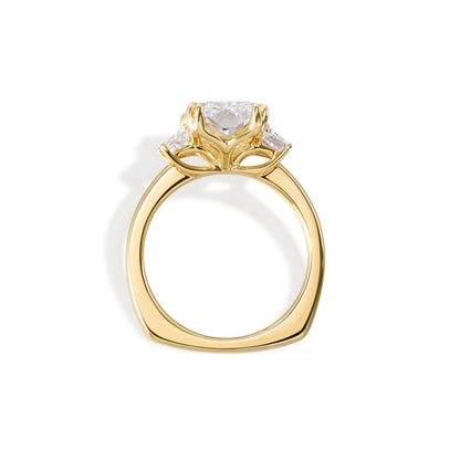 Caraway-3.08ct Radiant Cut Lab Grown Diamond Engagement Ring