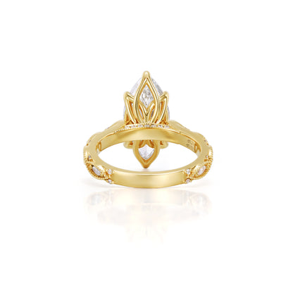 Lottie-Marquise Cut Lab Grown Diamant Pinky Ring