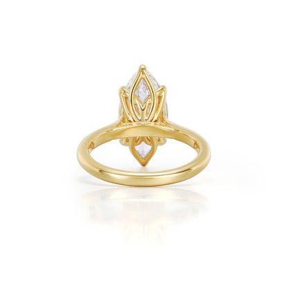Noor-Marquise Cut Lab Grown Diamond Ring