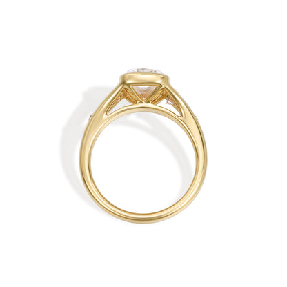 Fallon-Cushion Cut Lab Grown Diamond Ring