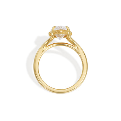 Claire-Marquise Cut Lab Grown Diamond Engagement Ring