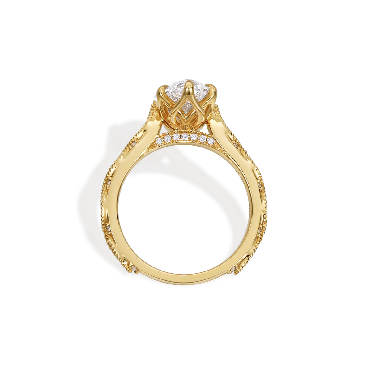 Lottie-Marquise Cut Lab Grown Diamant Pinky Ring