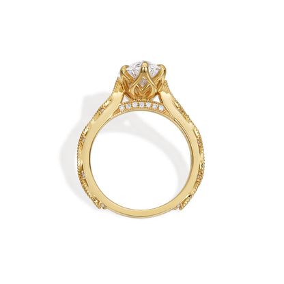 Lottie-Marquise Cut Lab Grown Diamant Pinky Ring