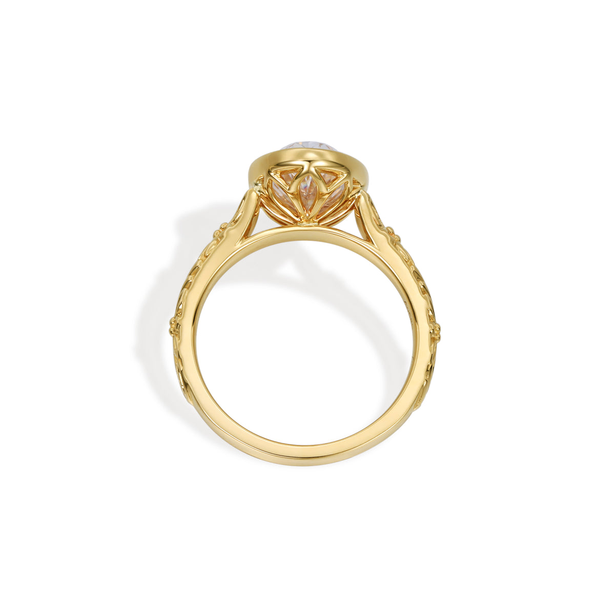Nyla-Oval cut Lab Grown Diamond Ring