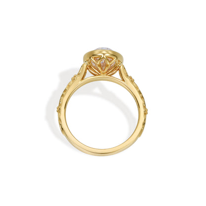 Nyla-Oval cut Lab Grown Diamond Ring