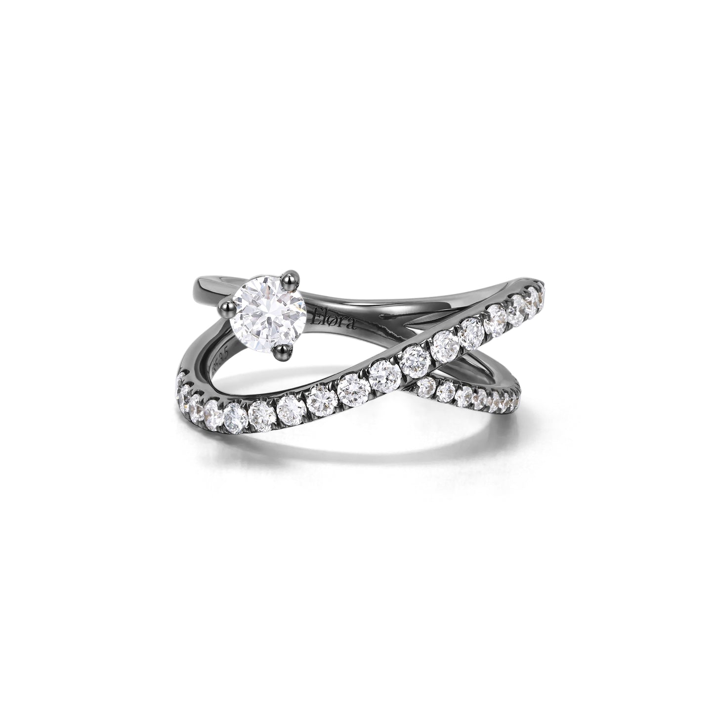 Locke-Round Cut Lab Grown Diamond Pinky Ring
