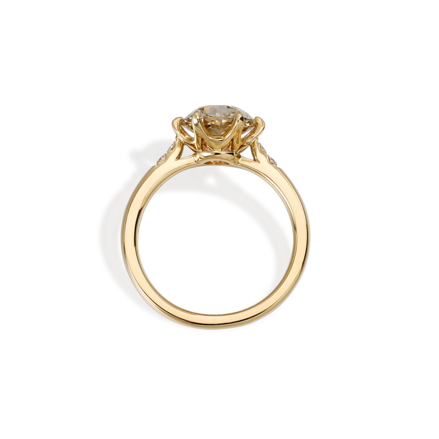 Sonora-Champagne Old European Cut Lab Grown Diamond Ring