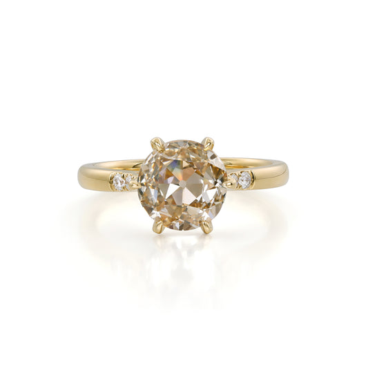 Sonora-Champagne Old European Cut Lab Grown Diamond Ring