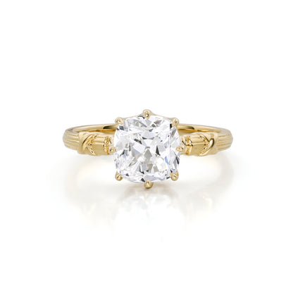 Surry-Old Mine Cut Lab Grown Diamond Engagement Ring