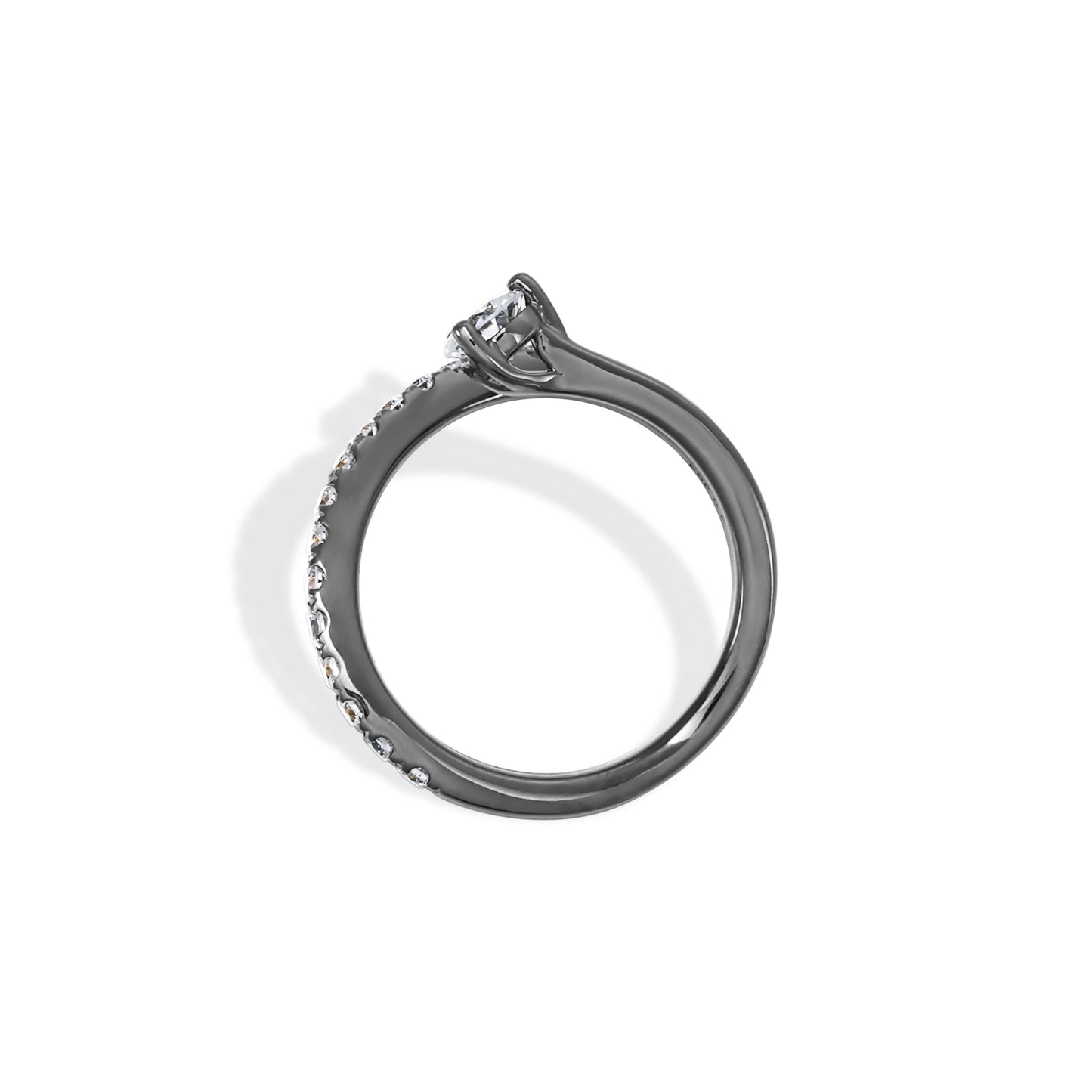 Locke-Round Cut Lab Grown Diamond Pinky Ring