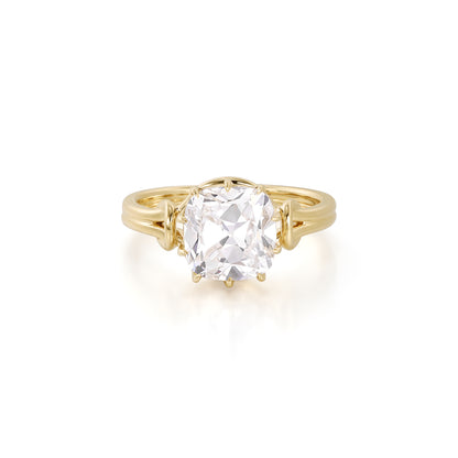 Lea-Old Mine Cut Lab Grown Diamond Engagement Ring
