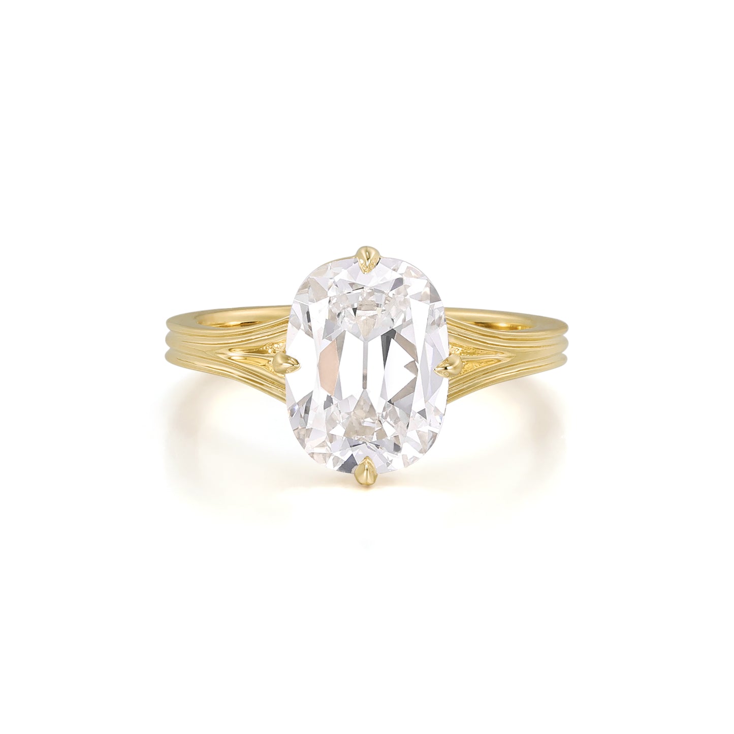 Esther-Old Mine Cut Lab Grown Diamond Engagement Ring
