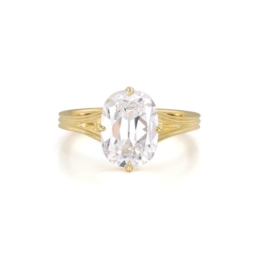 Esther-Old Mine Cut Lab Grown Diamond Engagement Ring
