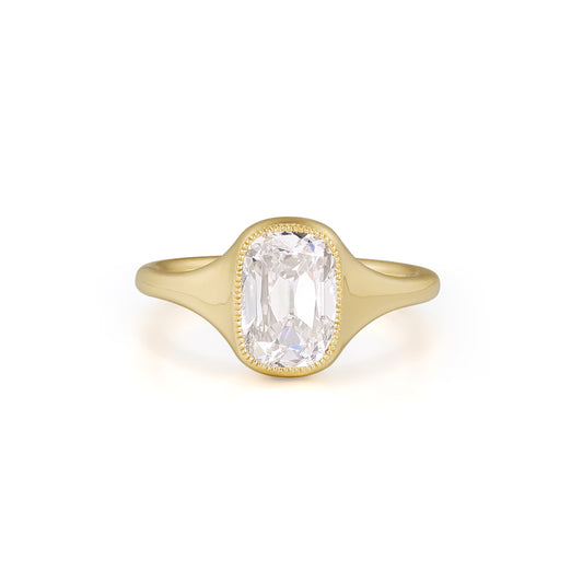 Eddy-Old Mine Cut Lab Grown Diamond Engagement Ring