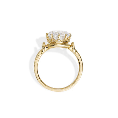 Lea-Old European Cut Lab Grown Diamond Engagement Ring