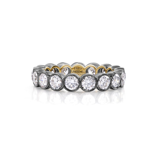 Orla-Round Cut Diamond Eternity Band