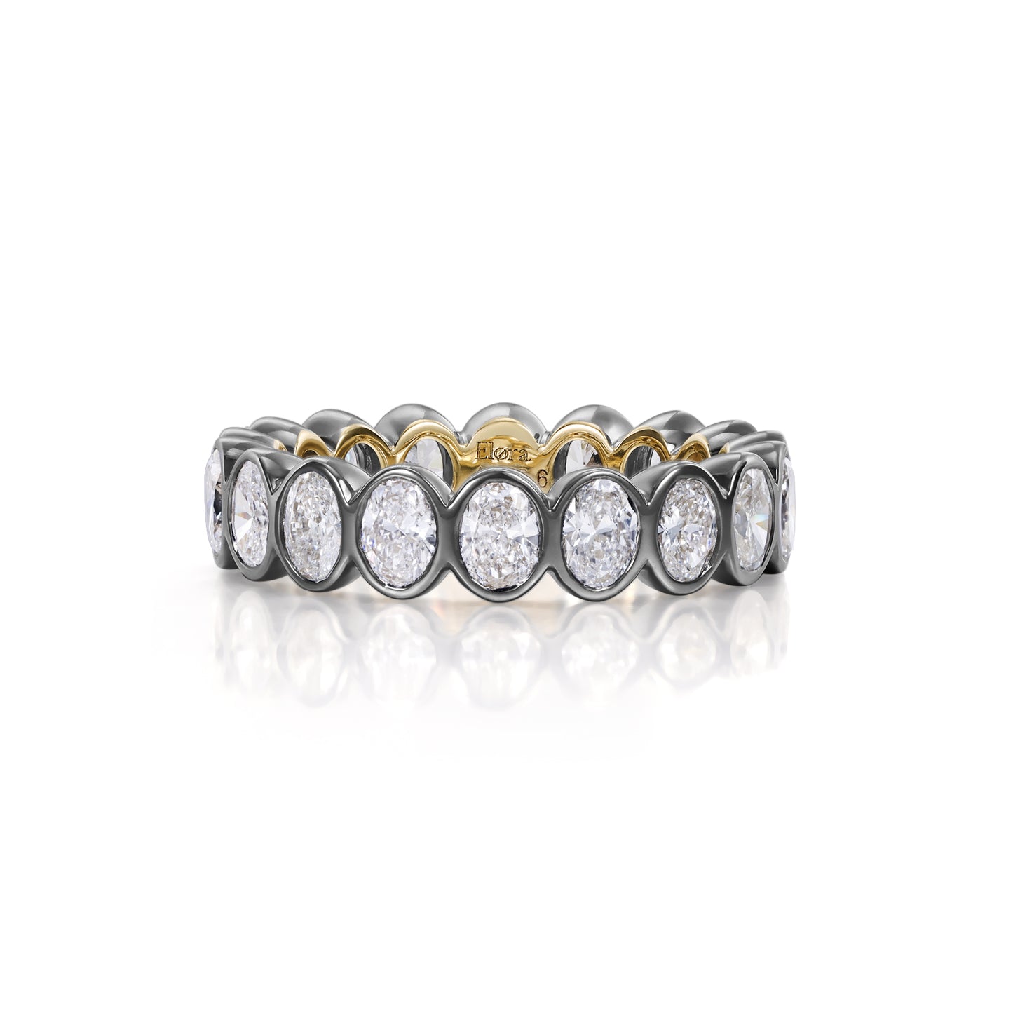 Orla-Oval Cut Diamond Eternity Band