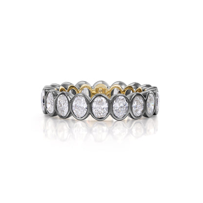 Orla-Oval Cut Diamond Eternity Band