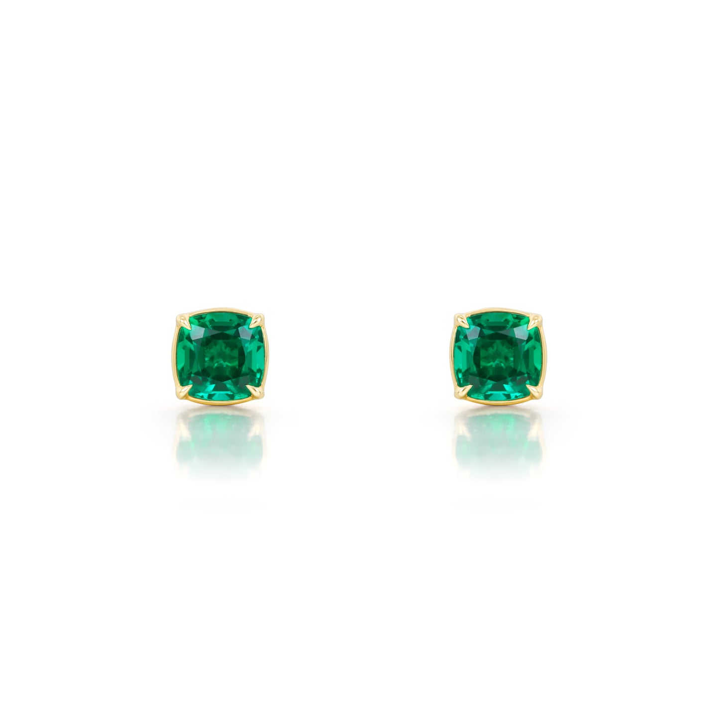 Ohrstecker mit Altschliff-Diamanten, 6 Karat