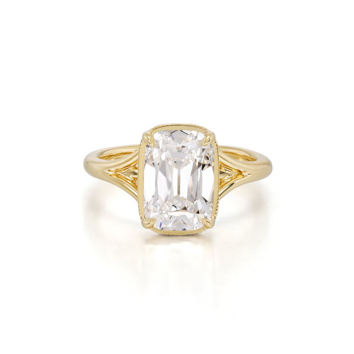 Claire-Old Mine Cut Lab Grown Diamond Engagement Ring
