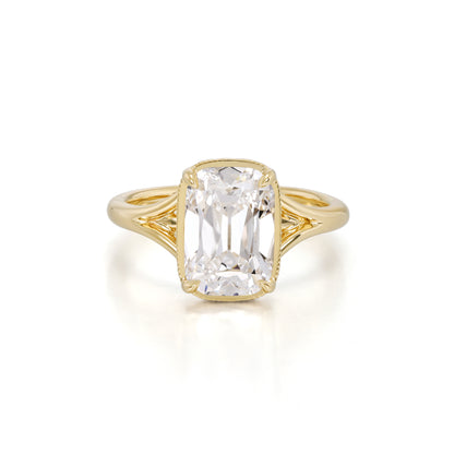 Claire-Old Mine Cut Lab Grown Diamond Engagement Ring