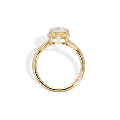 Claire-Old Mine Cut Lab Grown Diamond Engagement Ring