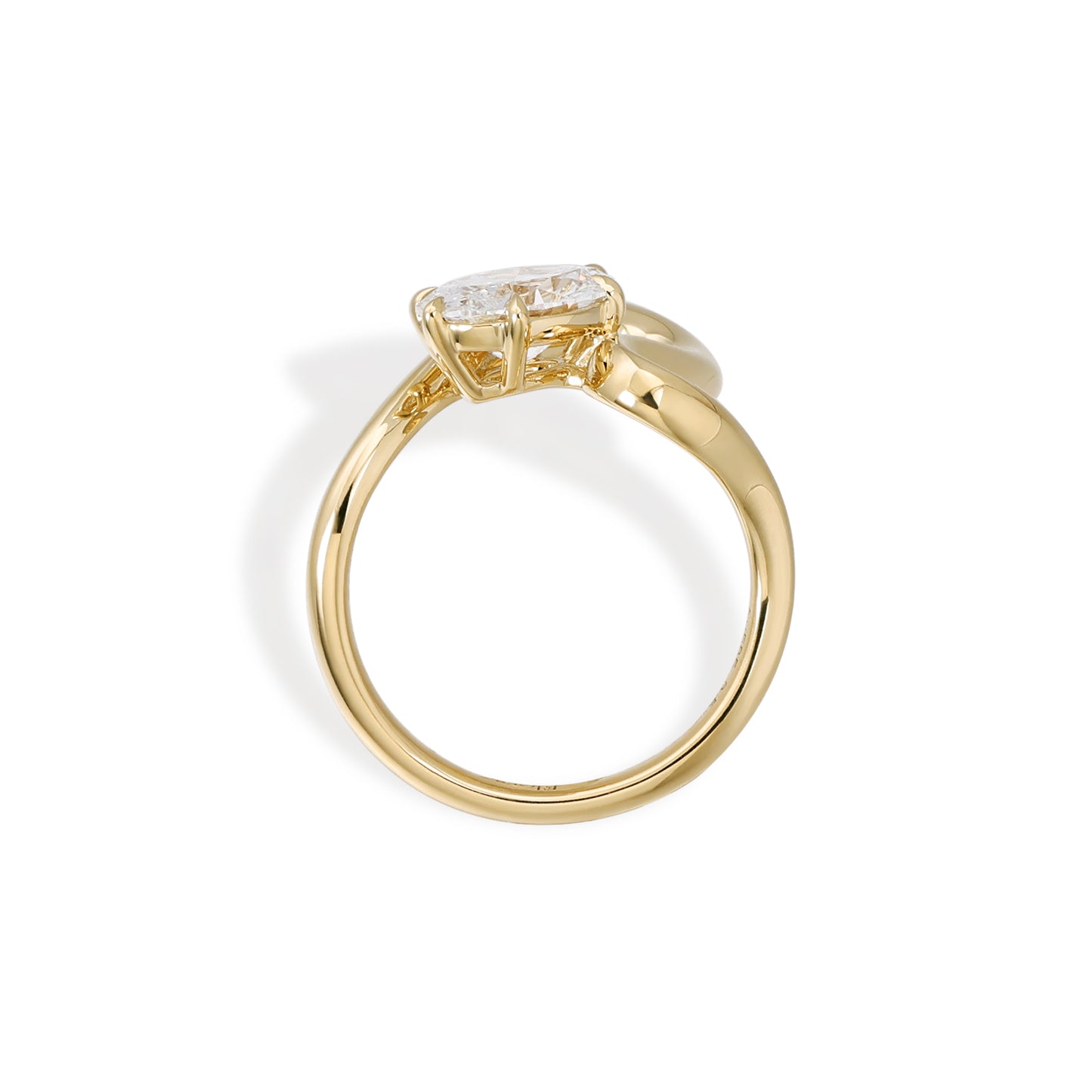 Iris-Oval Cut Lab Grown Diamond Ring