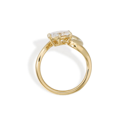 Iris-Oval Cut Lab Grown Diamond Ring