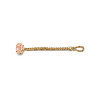 Faith-Pink ovaler, im Labor gezüchteter Diamant-Kettenring