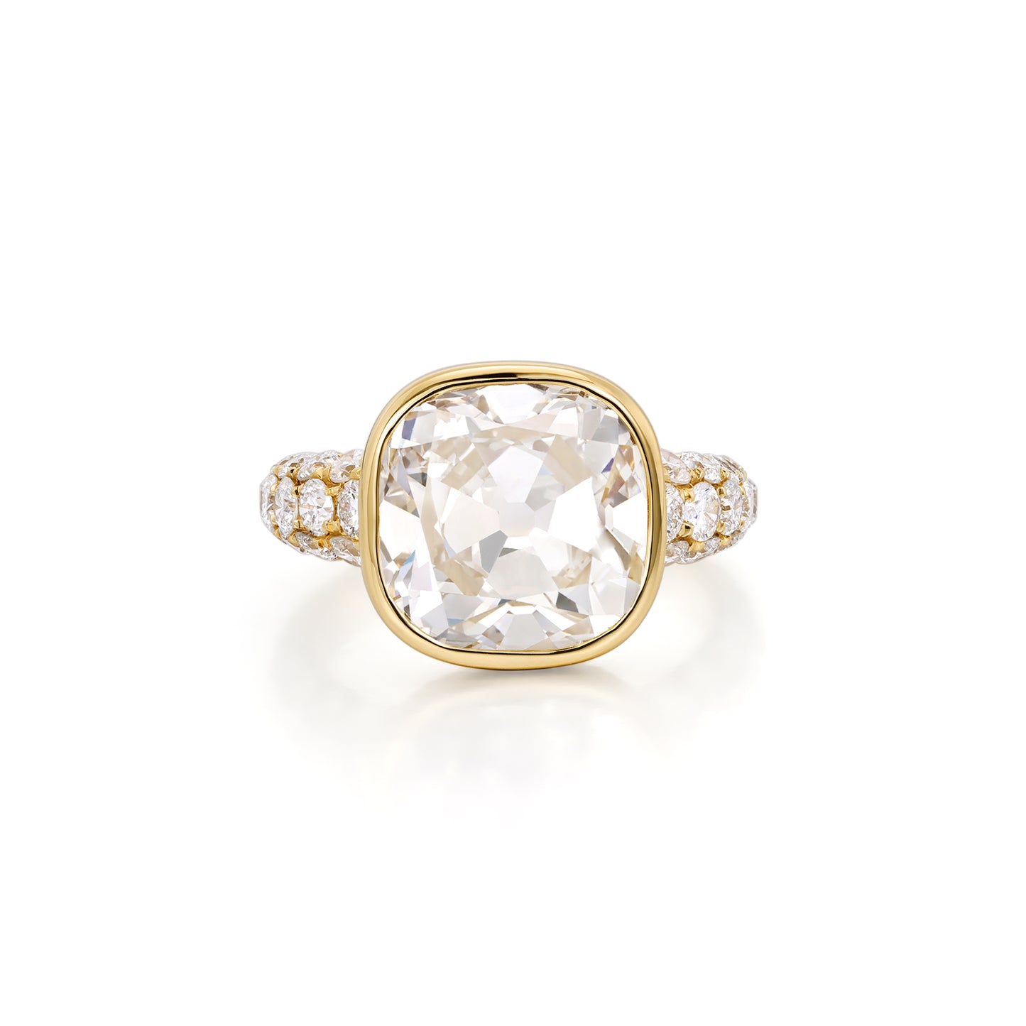 Addison-Old Mine Cut Lab Grown Diamond Engagement Ring