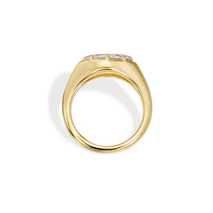 Lake-Marquise Cut Lab Grown Diamond Pinky Ring