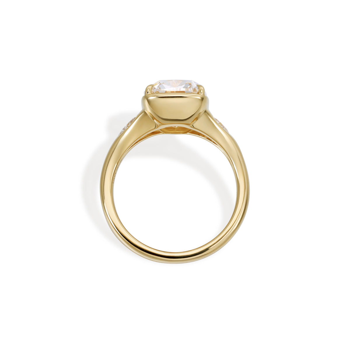 Isla-Old Mine Cushion Cut Lab Grown Diamond Ring