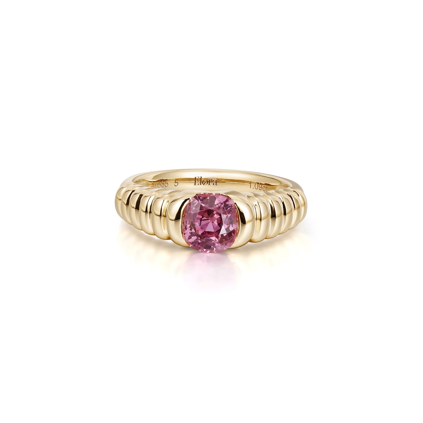 Raelynn-Cushion Cut Purple Spinel Gemstone Ring