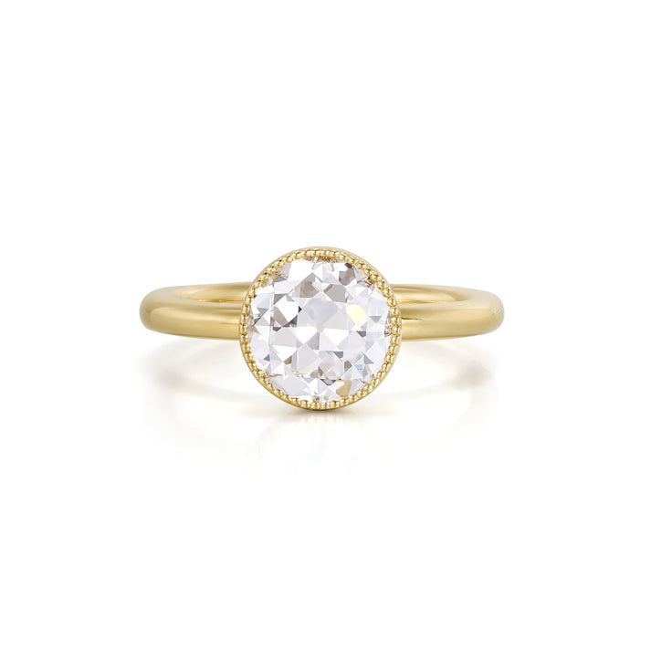 Wade-Old European Cut Lab Grown Diamond Engagement Ring