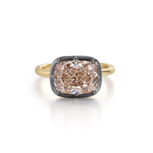 Maren-Pink Cushion Lab Grown Diamond Engagement Ring