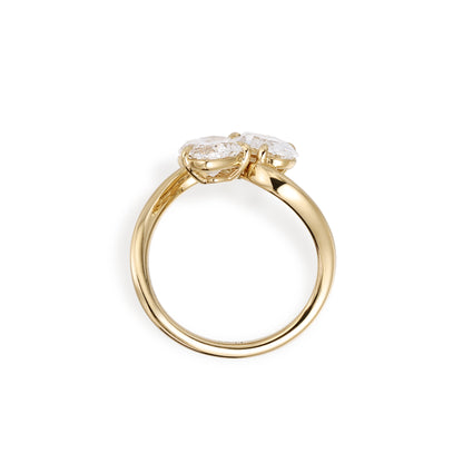 Idra-Oval and Cushion Lab Grown Diamond Engagement Ring