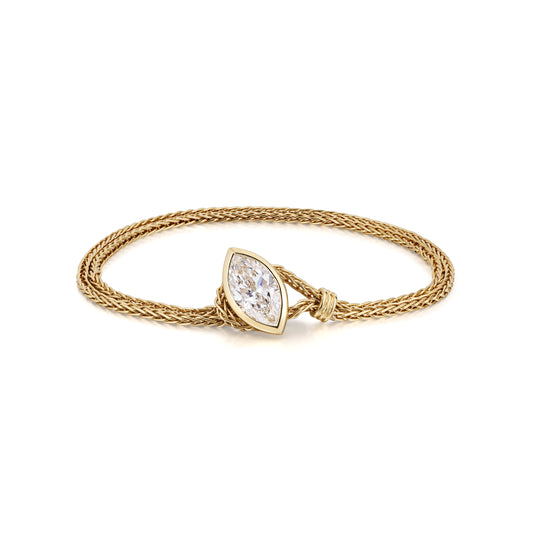 Faith-Marquise Lab Grown Diamond Bracelet