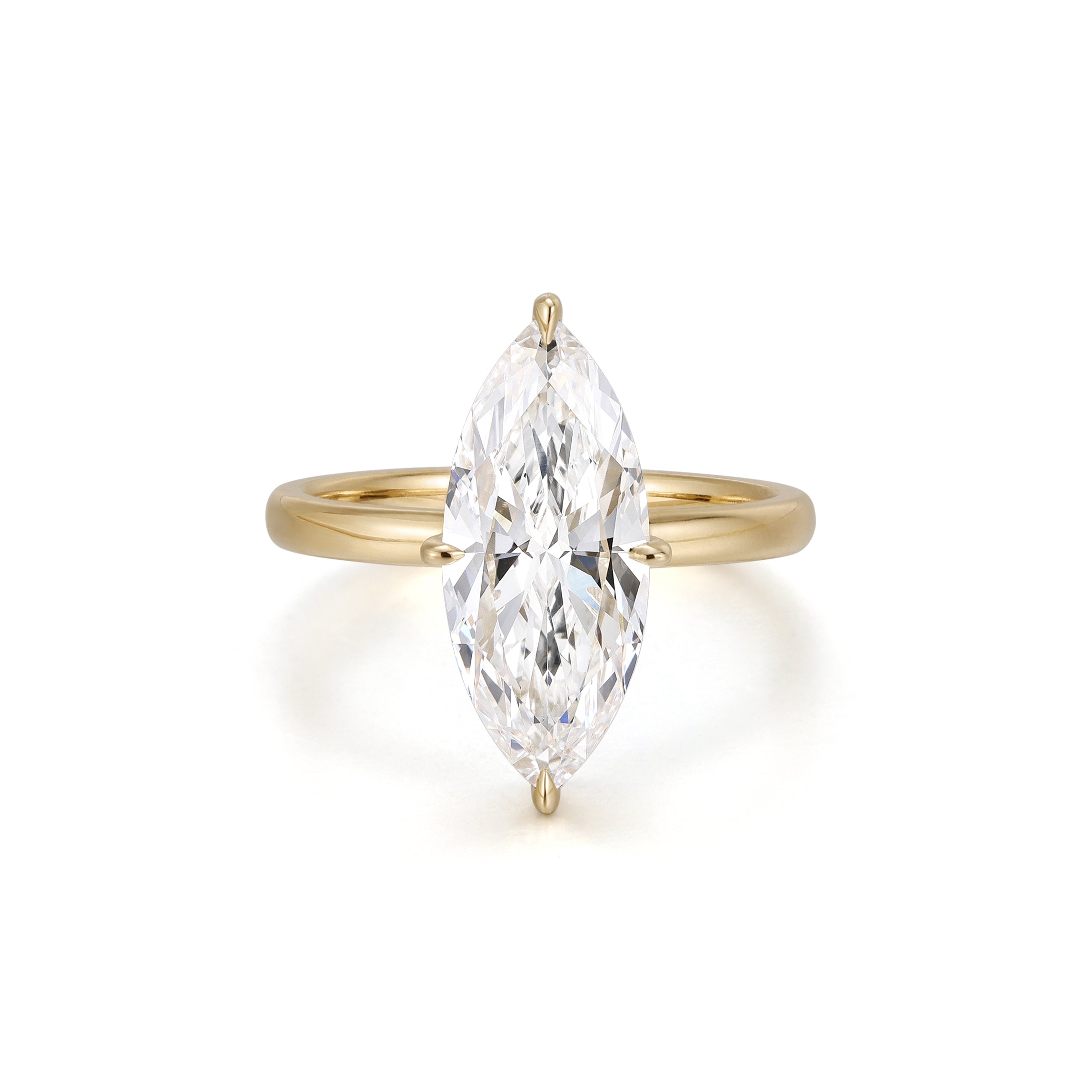 Kylie-Marquise Cut Lab Grown Diamond Engagement Ring