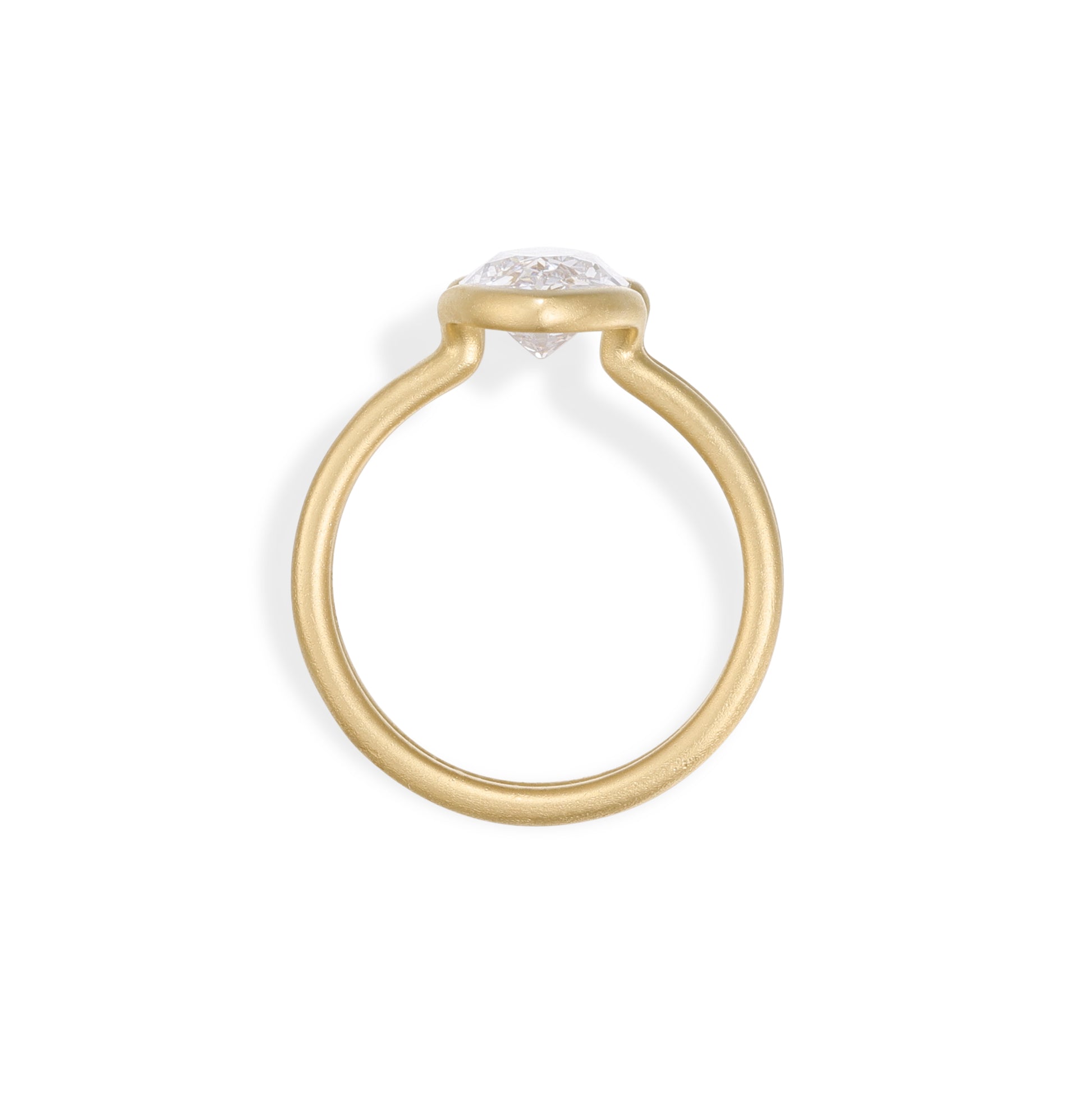 Celeste-Oval Cut Lab Grown Diamond Engagement Ring