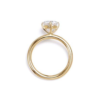 Custom Order Deposit - 4ct Emerald Cut Lab Diamond Ring
