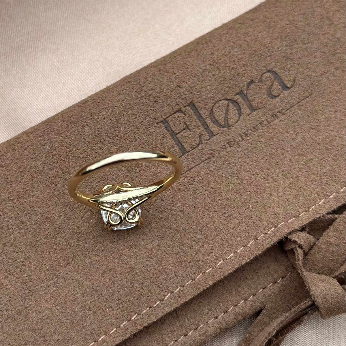 Haven-Old Mine Cut Lab Grown Diamond Engagement Ring