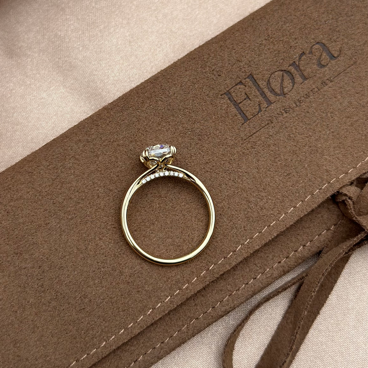 Haven-Old Mine Cut Lab Grown Diamond Engagement Ring
